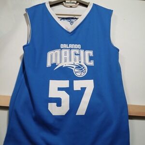 Orlando Magic Jersey Number 57 Basketball Sleeveless Shirt Blue White S reverse